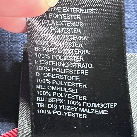 NORTH FACE Sweater Blue 1/4 Zip Hiking Walking Ski Sweatshirt Mens XL - Picture 11 of 13